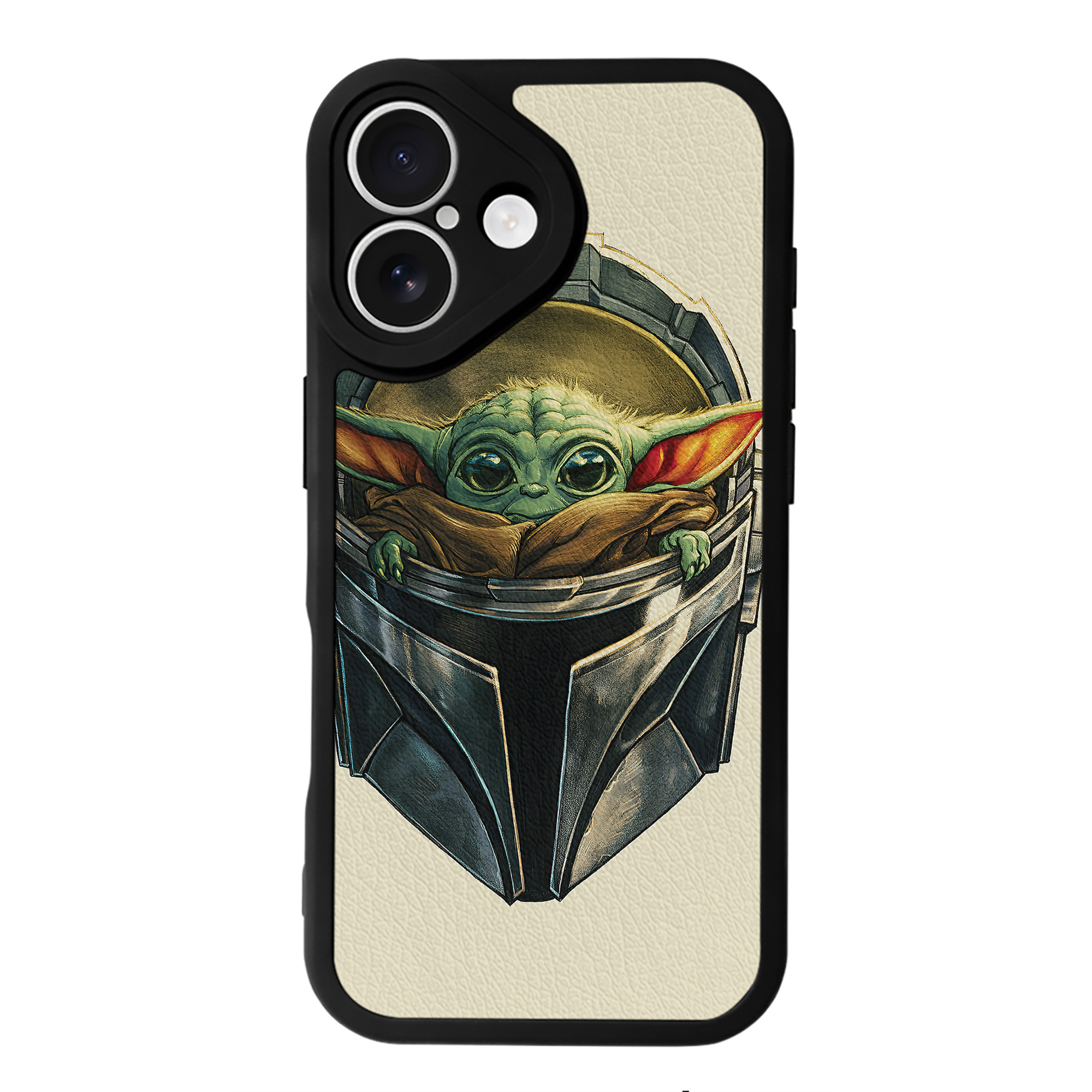 （画像用） スター・ウォーズ Star Wars 【iPhone 16シリーズ対応】シリコンスマホケース（レザー調） 材質：シリコン